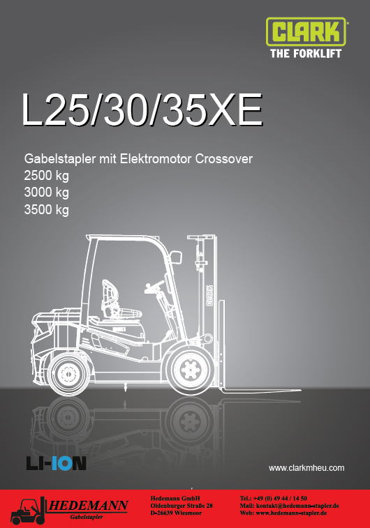 CLARK ElektrostaplerDatenblatt L25-35XE