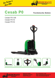 Cesab-P0 Niederhubwagen_Datenblatt